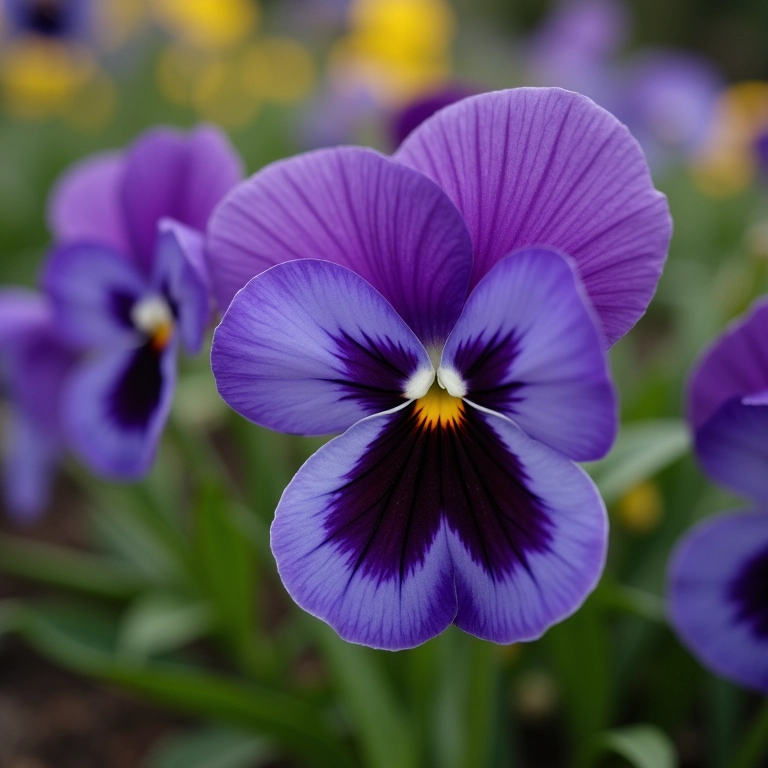 Amor-perfeito, simbolizando união e fidelidade em casamento.