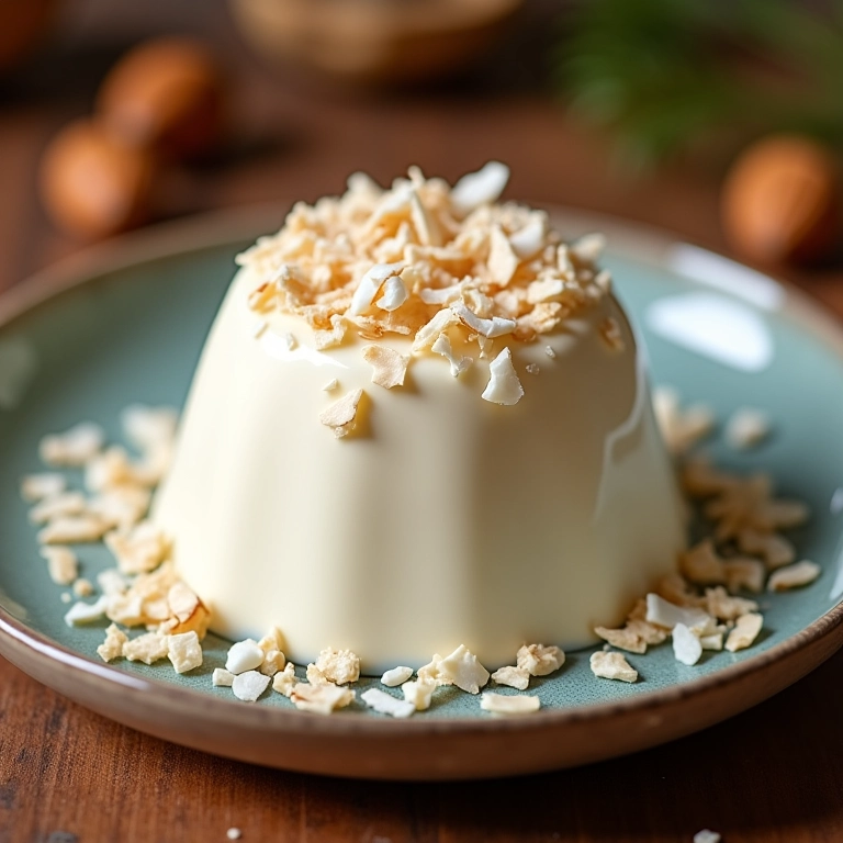 Beijinho de coco com leite de amêndoas, um doce sem lactose delicado e saboroso.