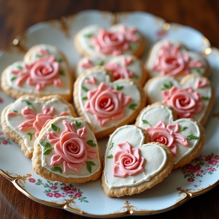 Biscoitos decorados como lembrancinhas de casamento.
