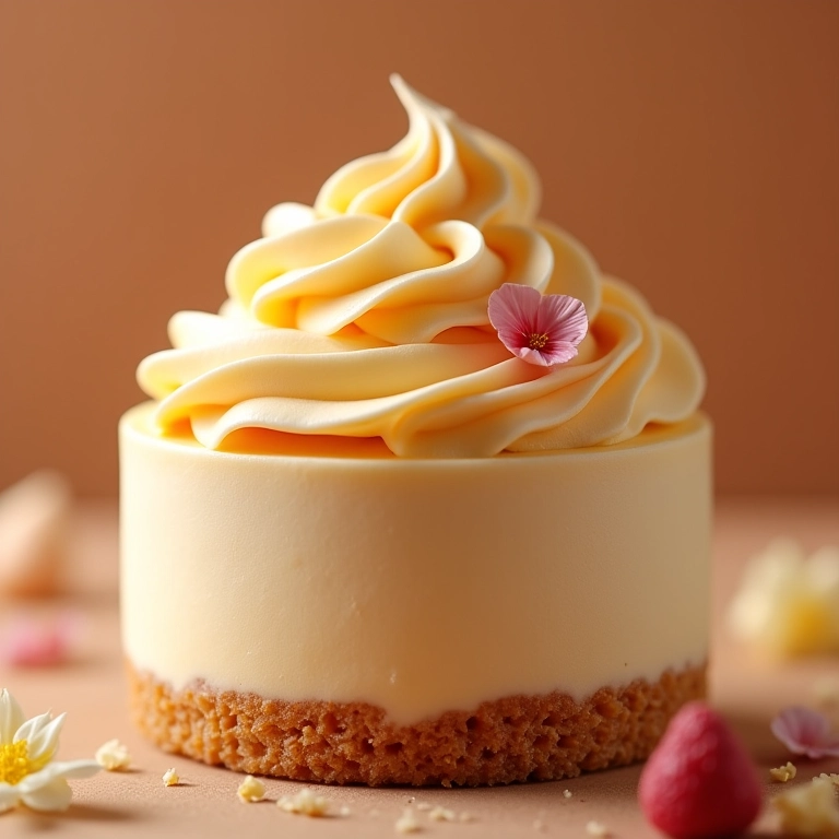 Bolo com buttercream em clima quente, mantendo sua forma.