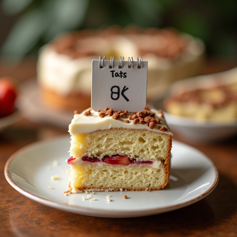 Calendário marcando a data da prova de bolo.