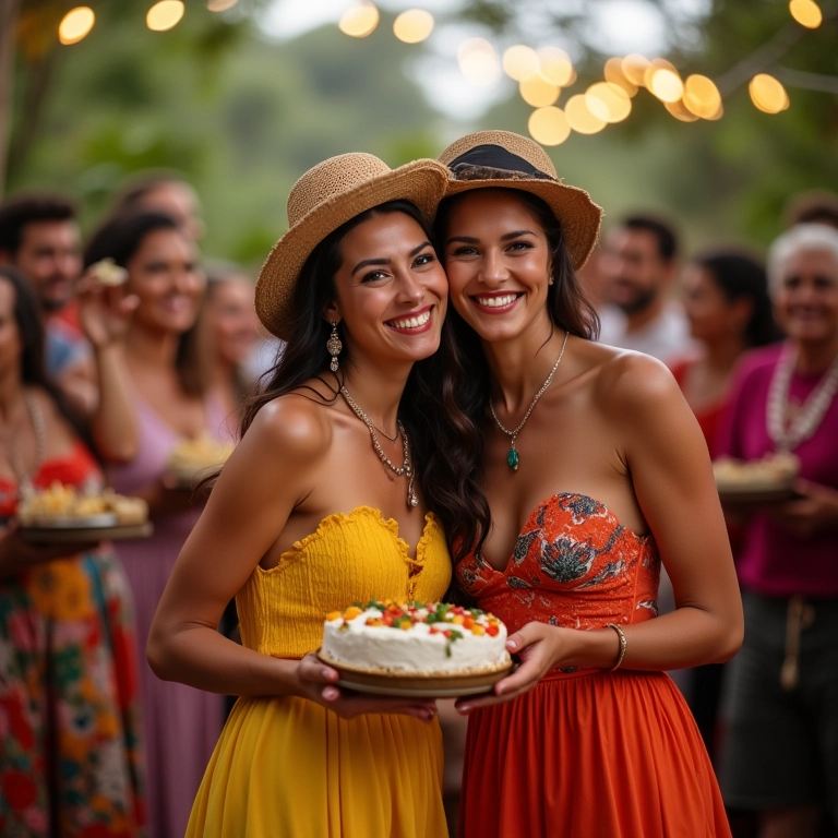 Casal brindando com chopp em festa de casamento vibrante.