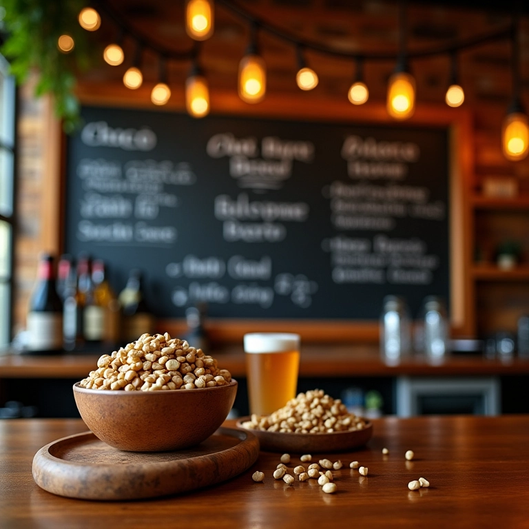 Chá Bar temático de boteco com decoração rústica.