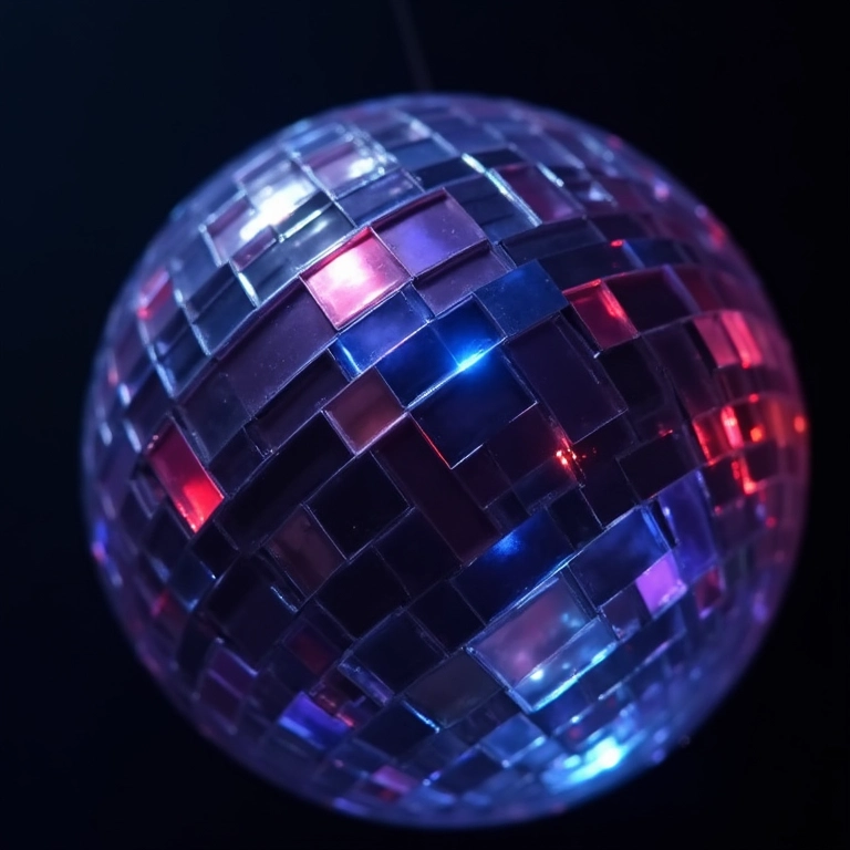 Close-up de diferentes marcas e estilos de globos de espelhos.