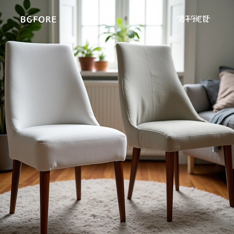 Comparativo de custos: capas de cadeira vs. novas cadeiras para casamento.