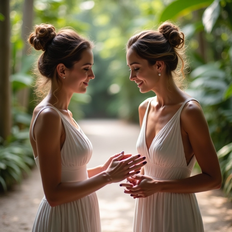 Dama de honra delegando tarefas de última hora.