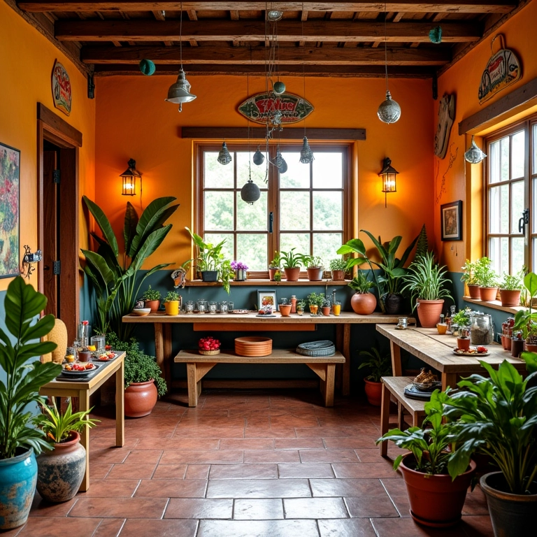 Decoração vibrante para um Chá de Ferramentas.