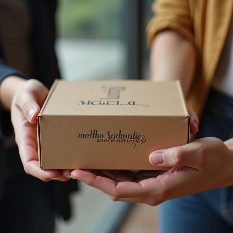 Entrega de kits de boas-vindas no check-in do hotel com texto 'Melhor momento?'