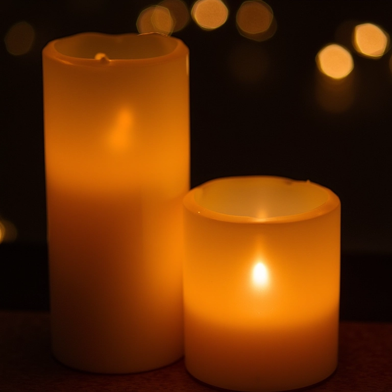 Iluminação criando um clima mágico para um chá de panela.