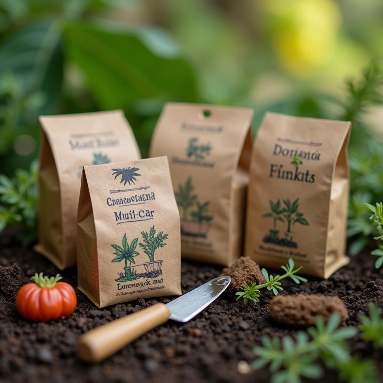 Kits de jardinagem como lembrancinhas de casamento.