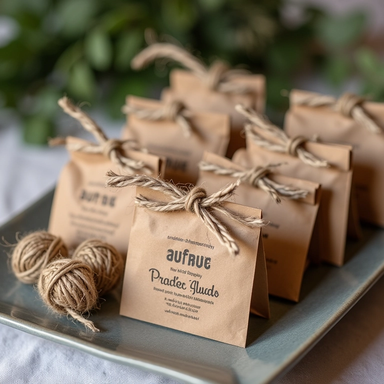 Lembrancinhas de casamento acessíveis e charmosas.