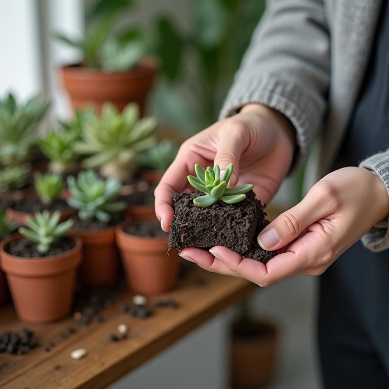 Montando lembrancinhas de suculentas DIY.