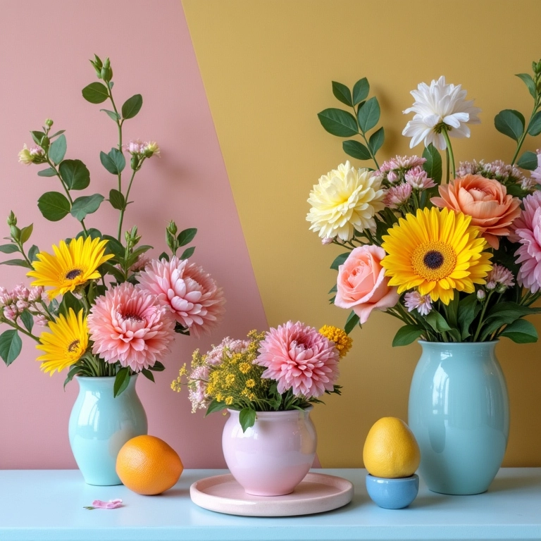 Paleta de cores inspiradora para a decoração de um chá de panela.