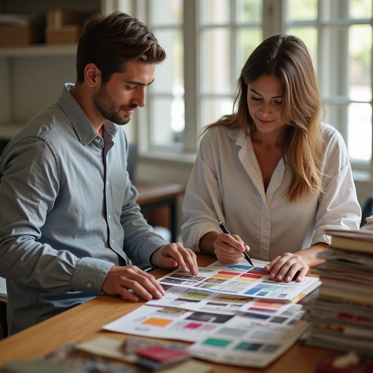 Personalização de móveis alugados para festa.