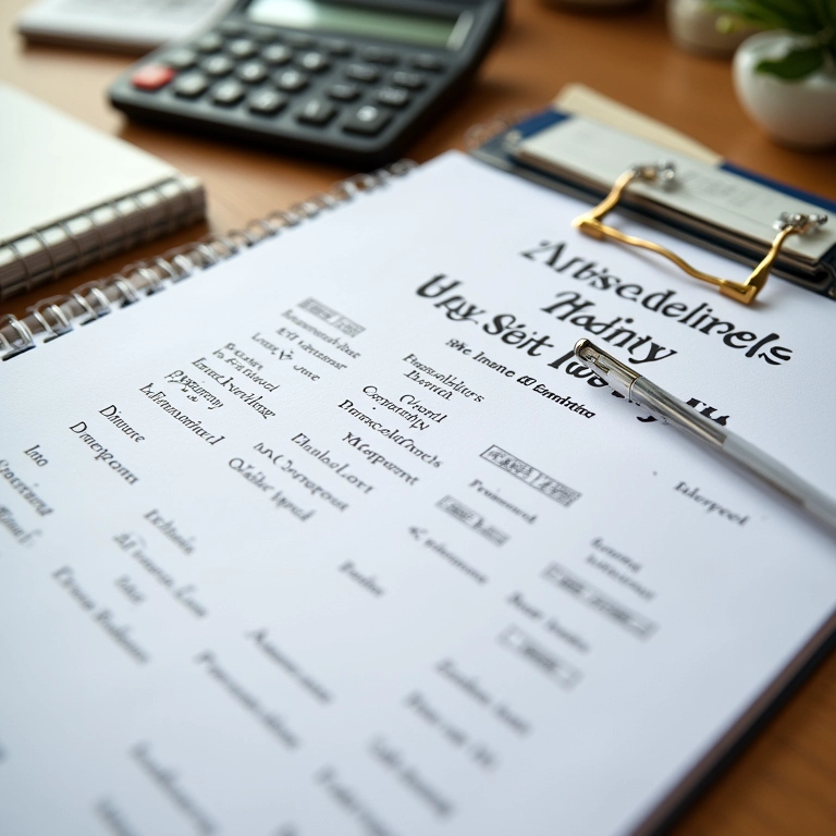 Planejamento do orçamento do casamento com calculadora e caderno.