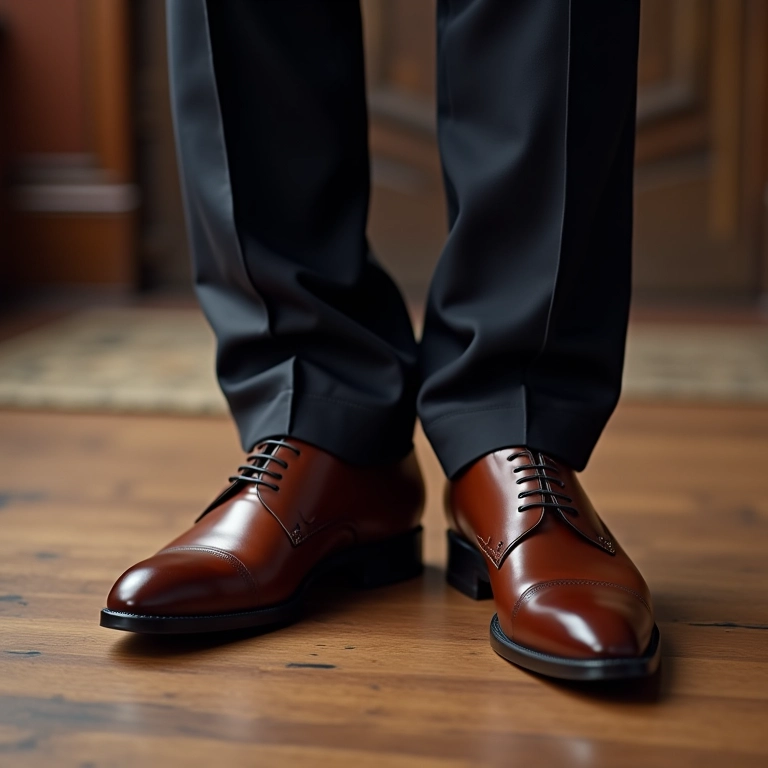 Sapato do pajem combinando com o traje.