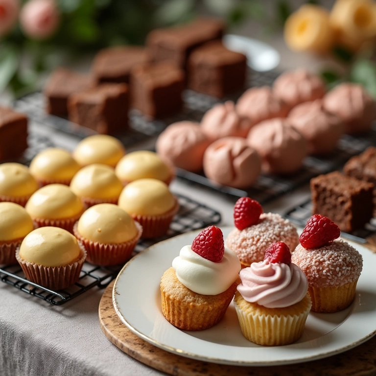 Tabela de doces sem lactose para casamento, opções deliciosas e inclusivas.