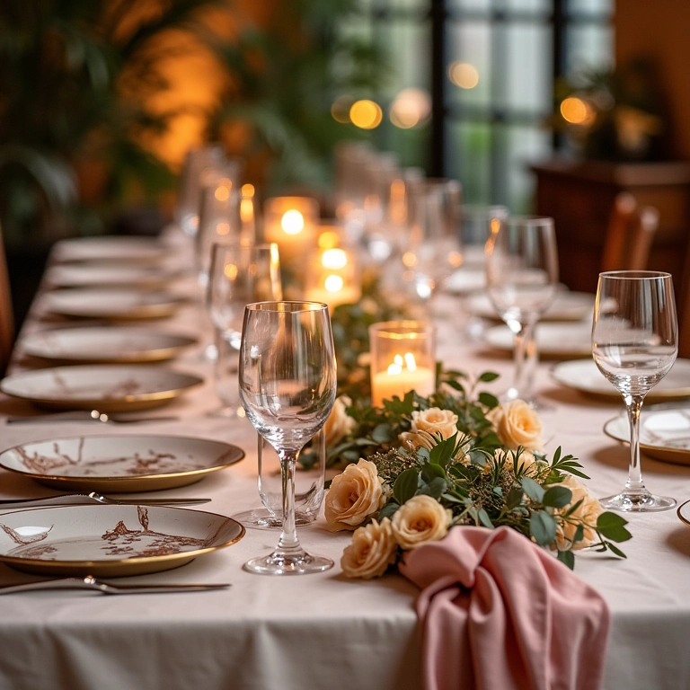 Tabela de ideias e materiais para decoração DIY.