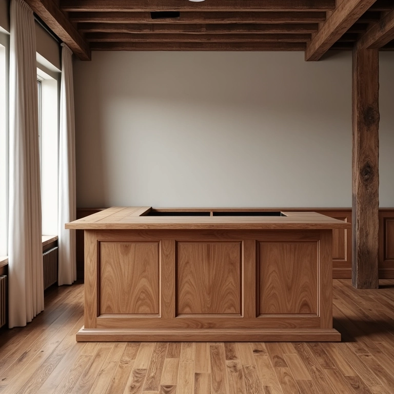 Tamanho ideal para bar de madeira em casamento