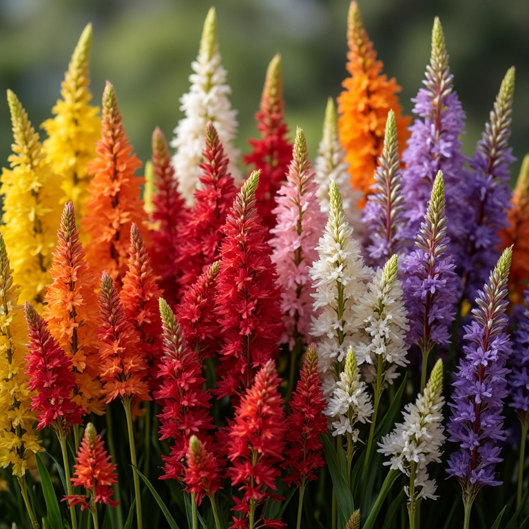 Variedade de sementes de flores para escolher para o casamento.