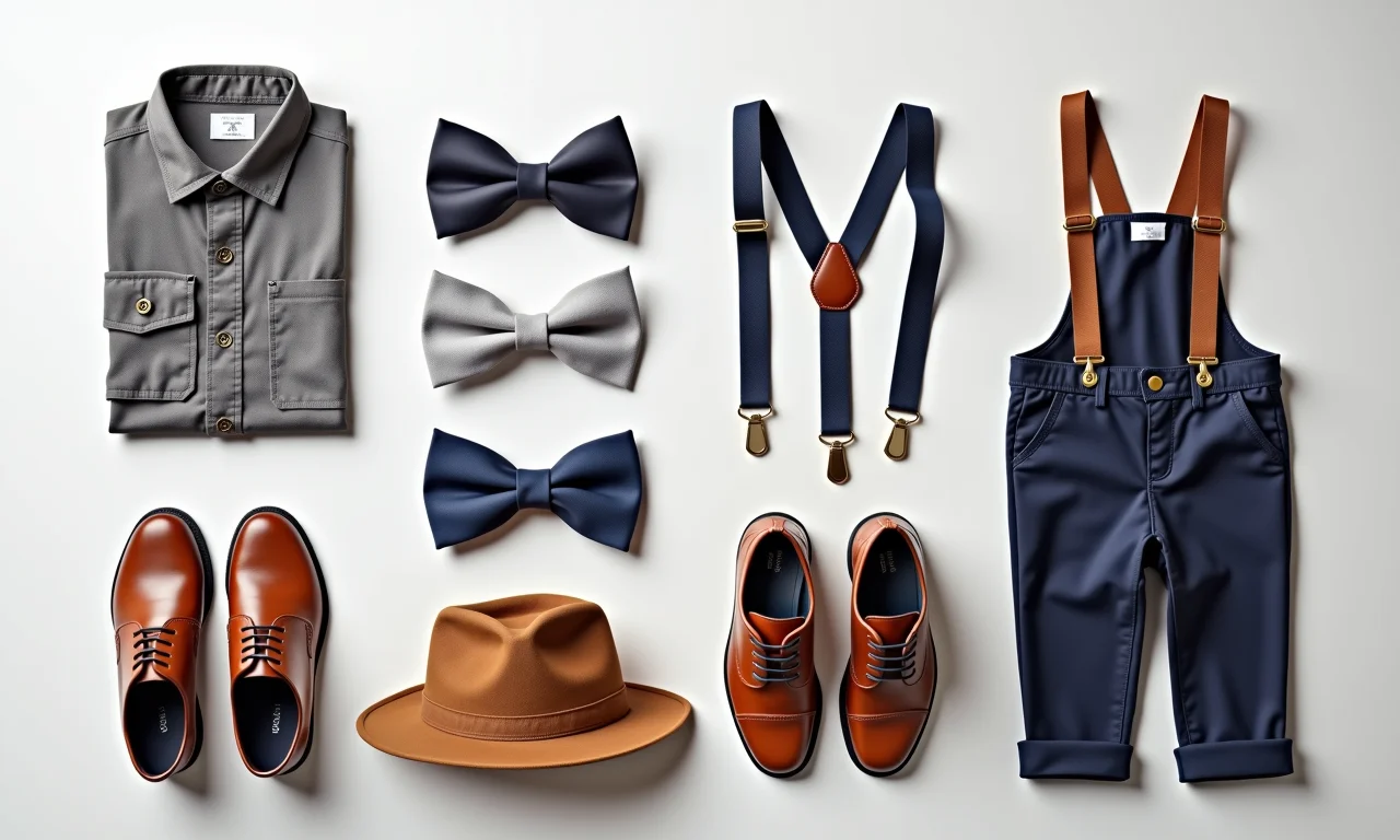 Acessórios para combinar com roupa de pajem.