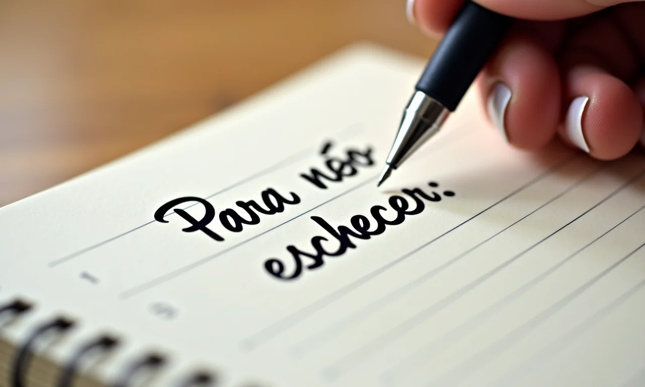 Anotações 'Para não esquecer' sobre a primeira dança.