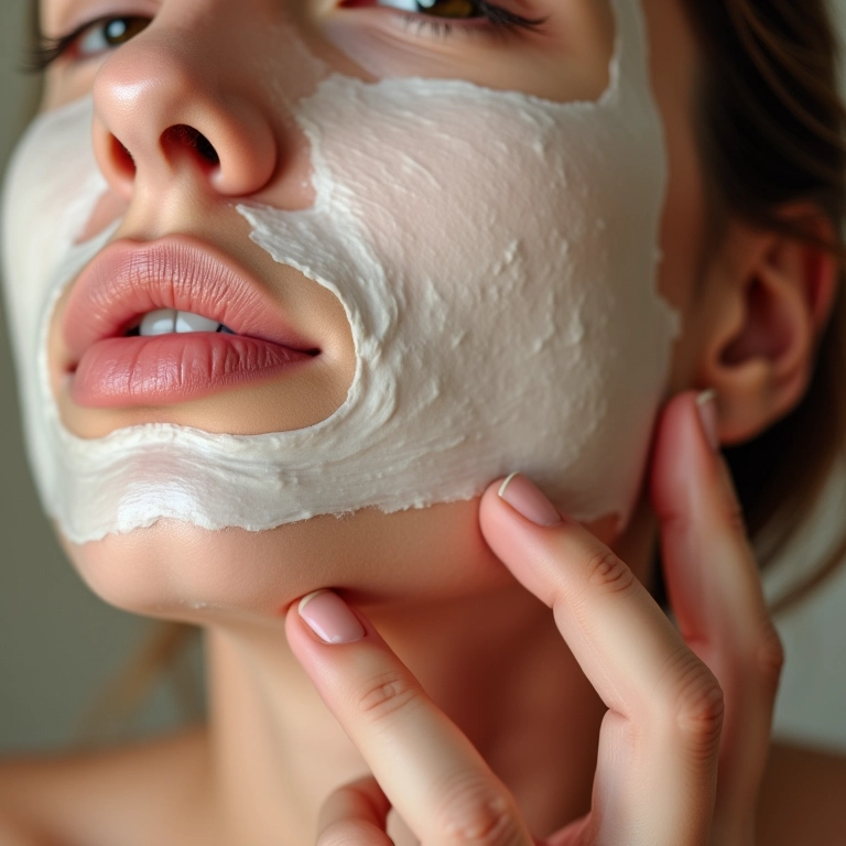 Aplicação de máscara capilar, uma etapa essencial do cronograma capilar.