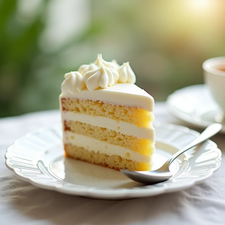 Bolo de casamento branco com recheio de baba de moça.