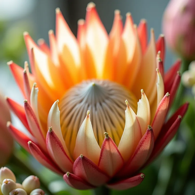 Buquê de noiva com flores silvestres da África do Sul.