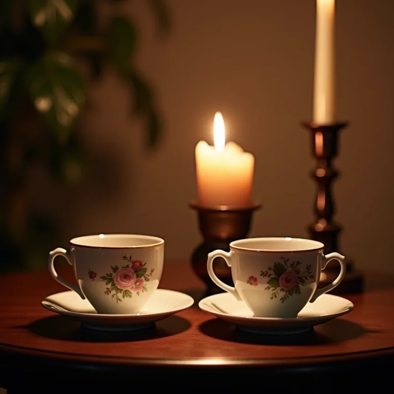 Cantinho do café charmoso para convidados em noivado