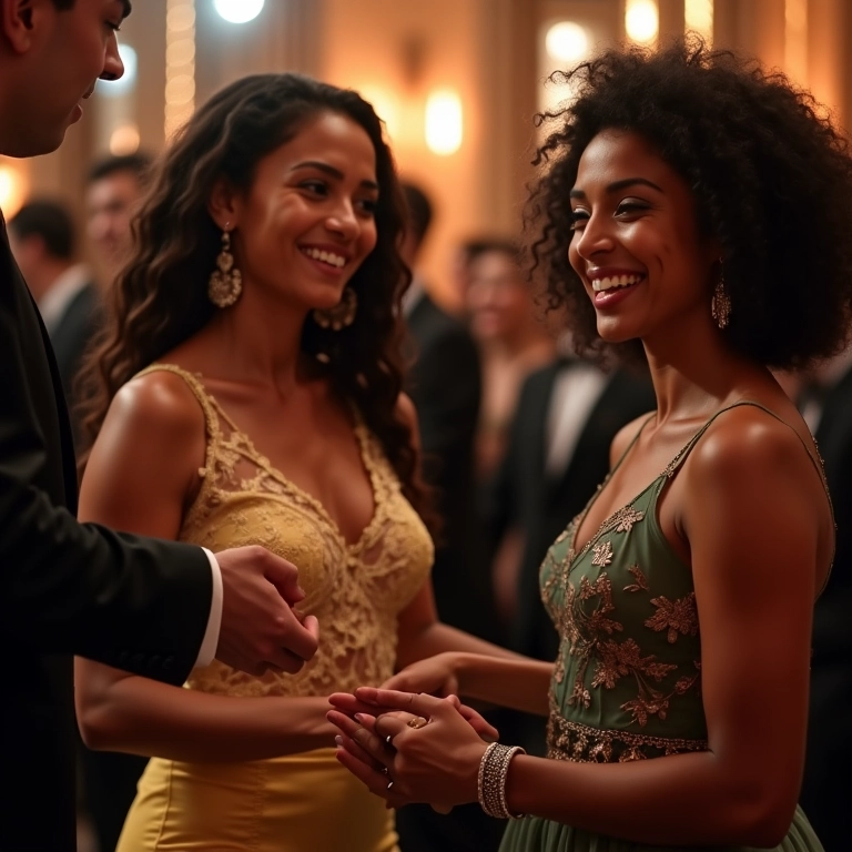 Casal entrega playlist para banda de casamento.