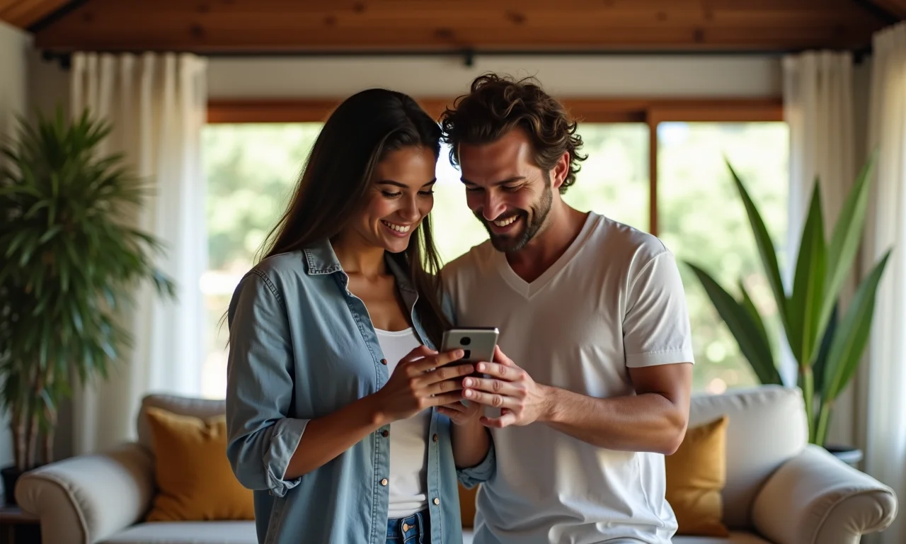 Casal planeja casamento à distância com assessora online.