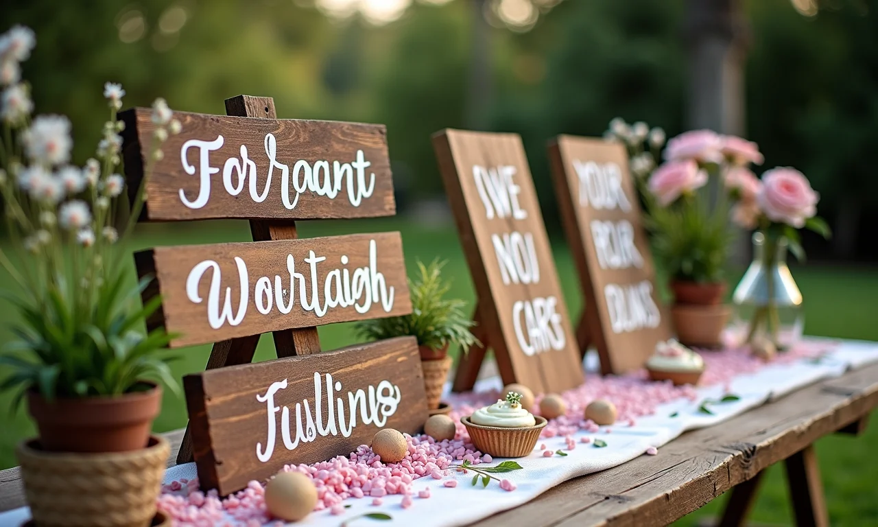 Casamento ao ar livre com decoração personalizada e detalhes DIY.