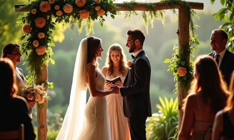 Casamento em estilo brasileiro com decoração local e luz natural.