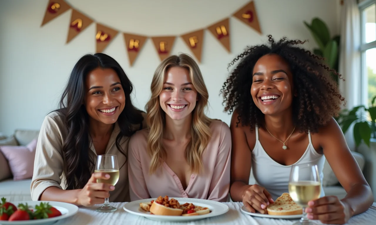 Chá de panela virtual com amigas.