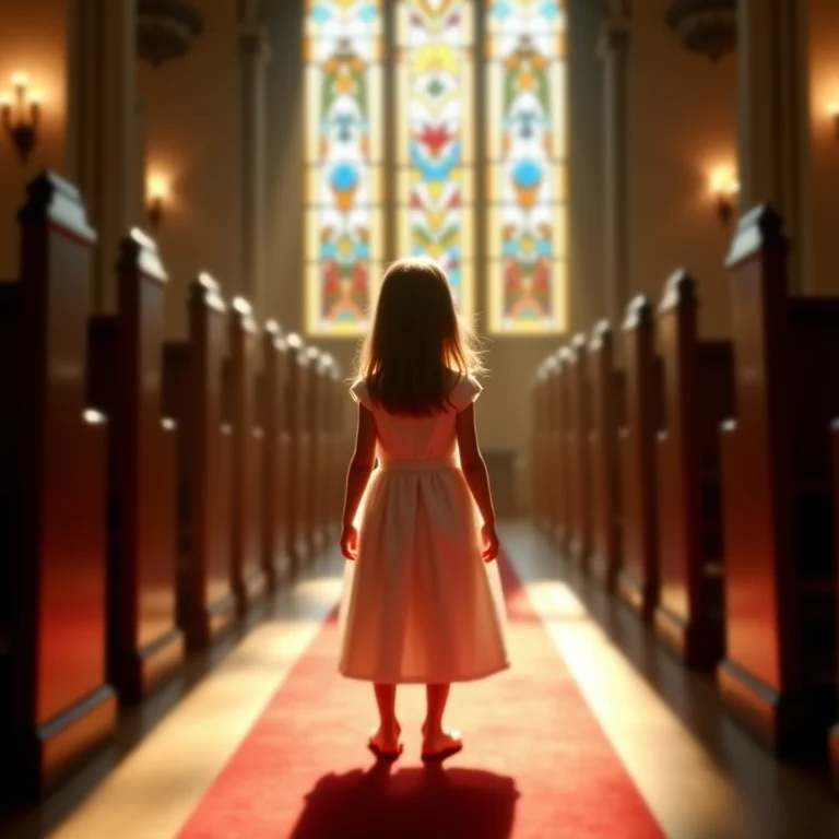 Daminha confusa olhando para noiva.