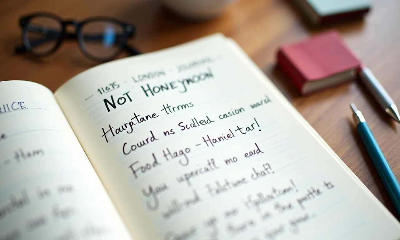 Diário de viagem com dicas de especialista para planejar a lua de mel perfeita em Londres.