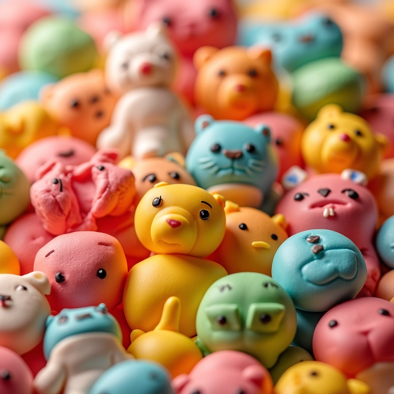 Doces modelados com personagens favoritos.