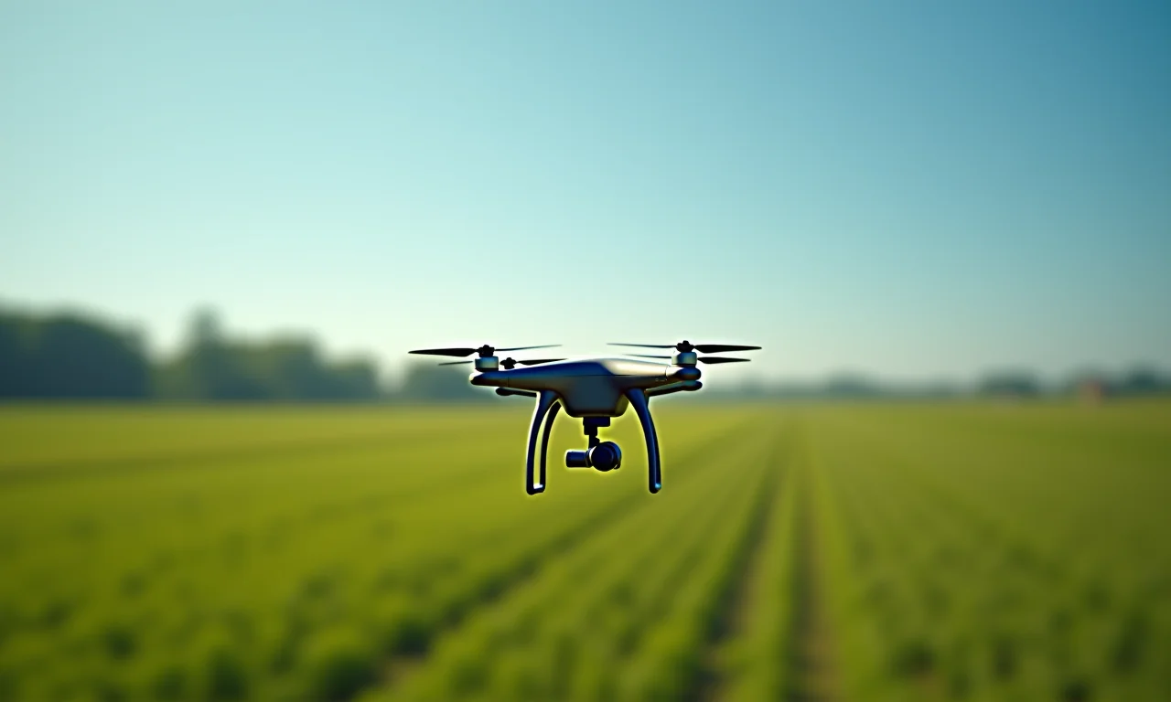 Drone entregando alianças em um casamento.