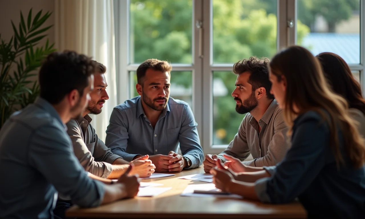 Equipe de gerenciamento de crise reunida em evento, planejando para o inesperado.