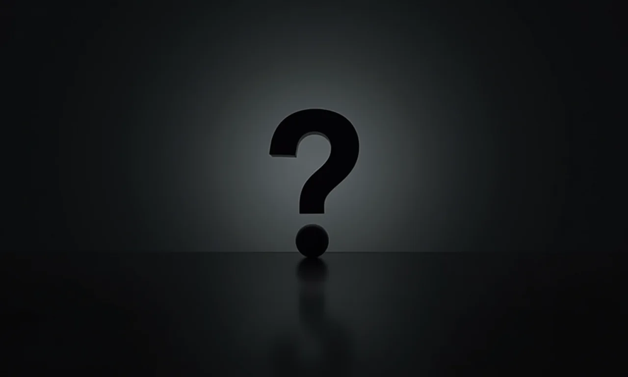 Espaço vazio no bar, ponto de interrogação acima, representando plano B.