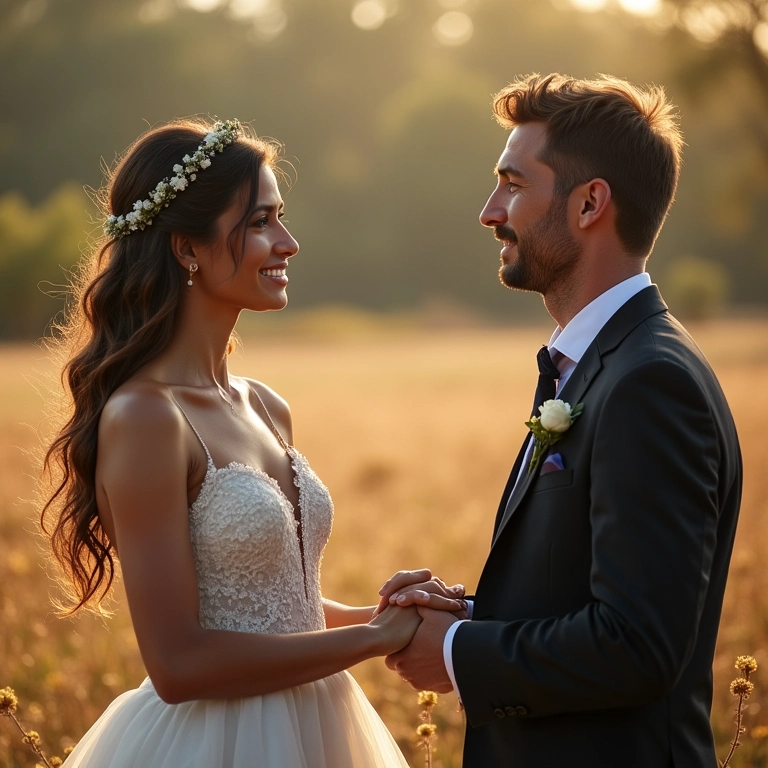Especialista dando dicas para casal sobre casamento ecumênico.
