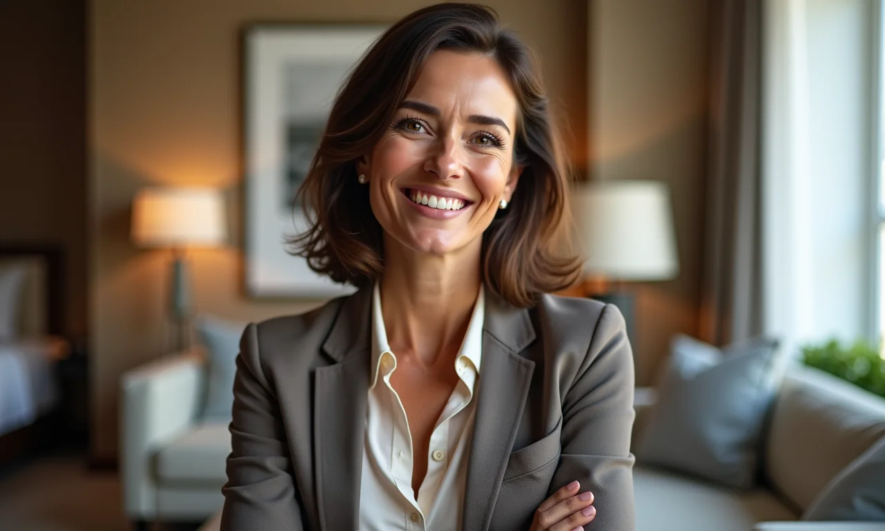 Especialista dando dicas para planejar surpresa romântica em hotel.