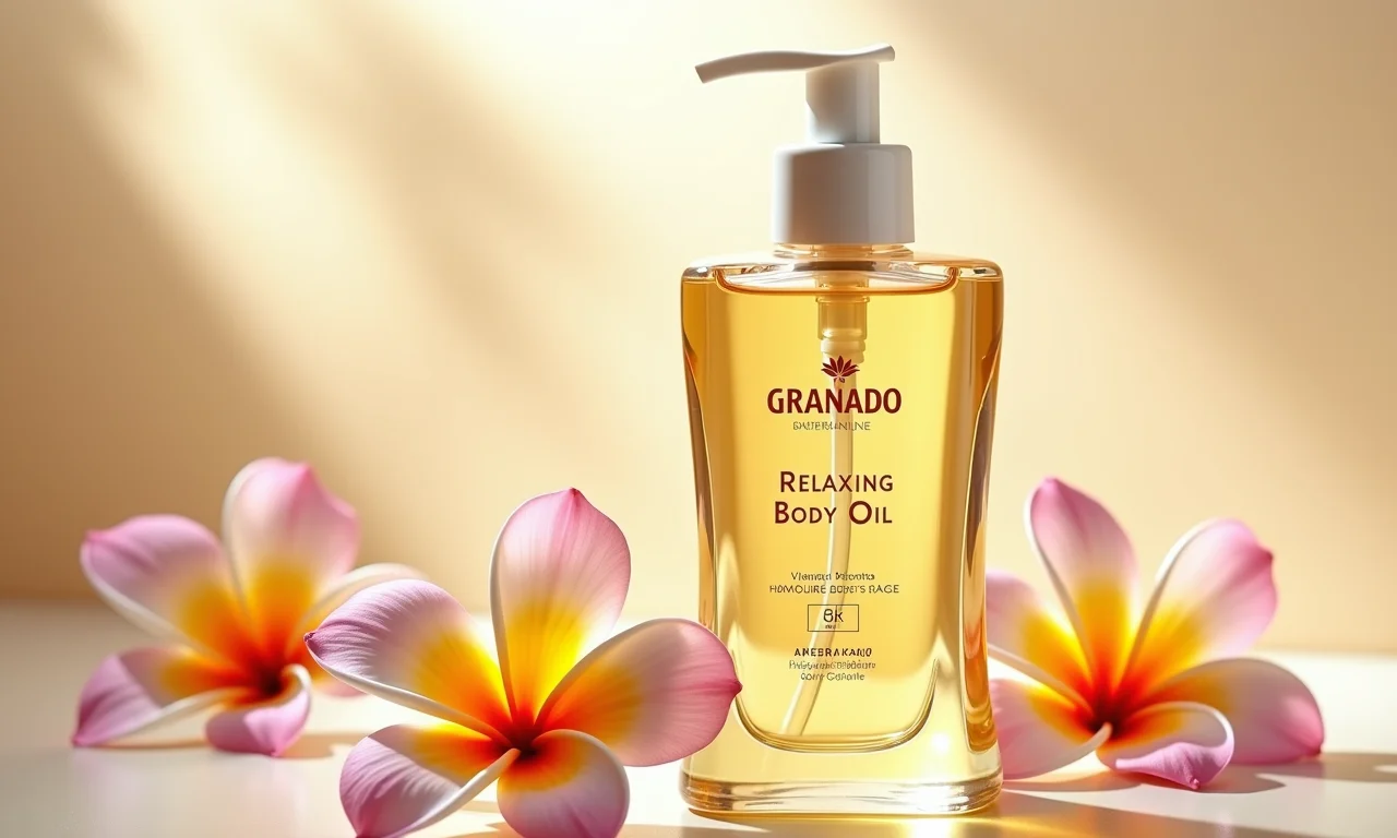 Frasco de Óleo Corporal Relaxante da Granado.