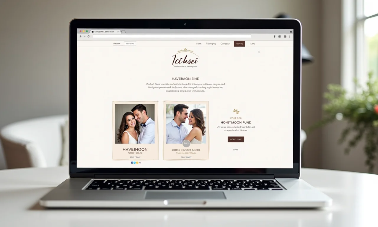 Interface do site iCasei mostrando opções de cotas de lua de mel.