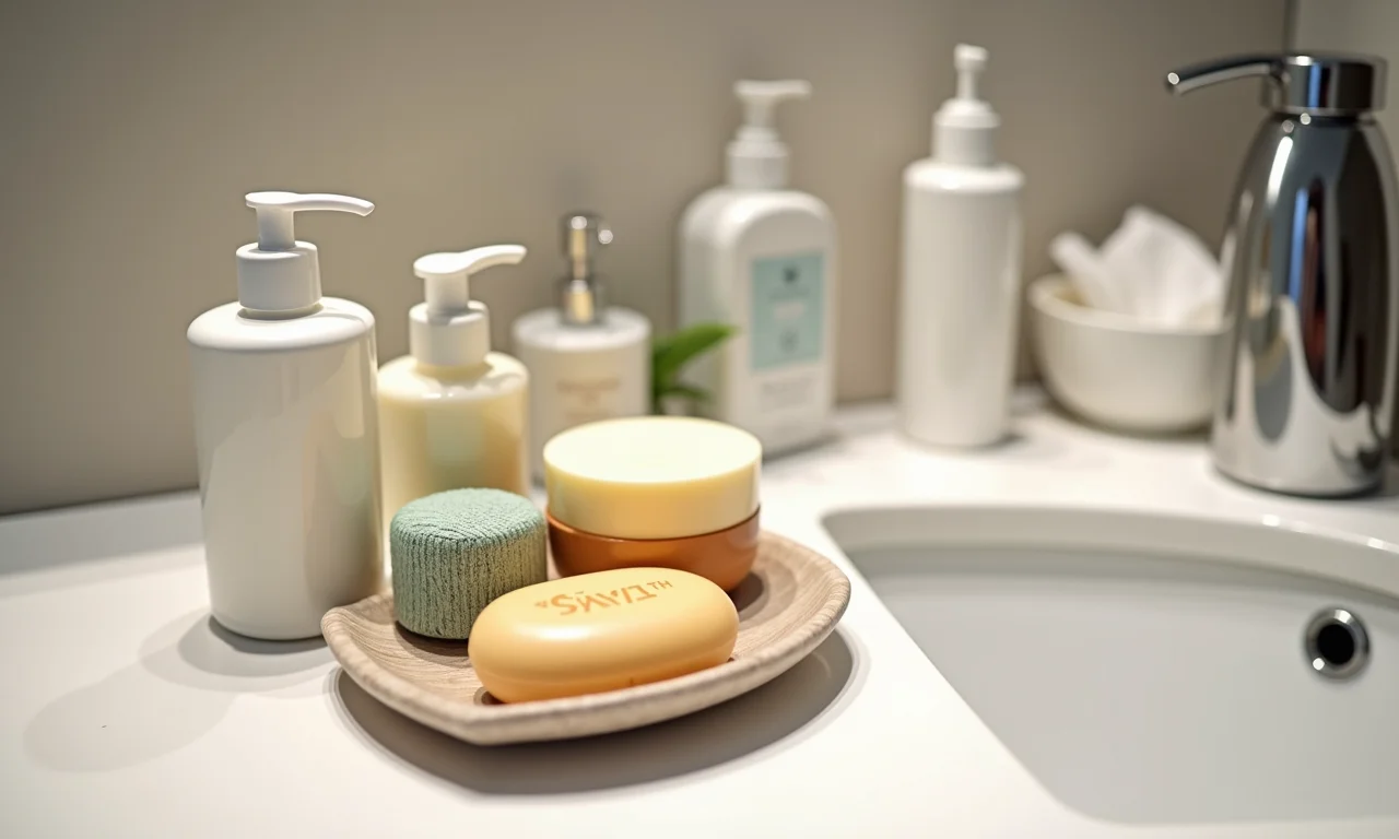 Itens essenciais em um kit toalete impecável.