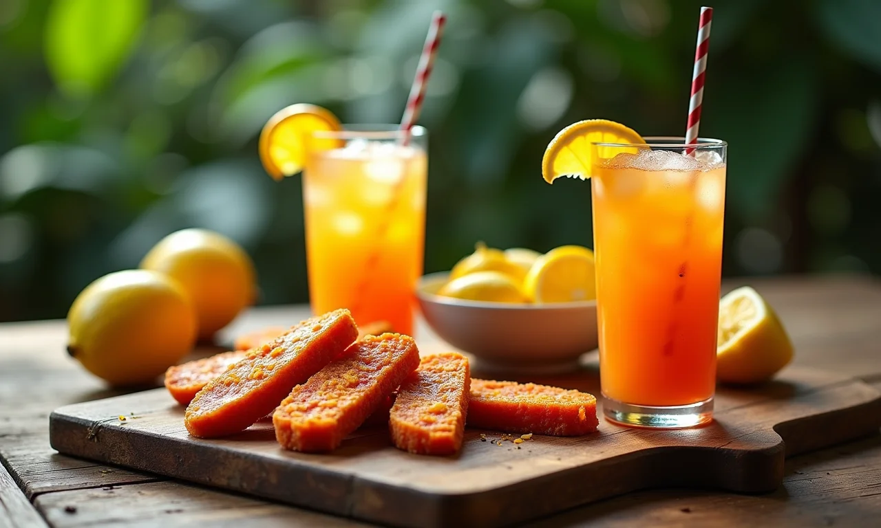 Kit Ressaca completo e convidativo sobre mesa de madeira rústica.