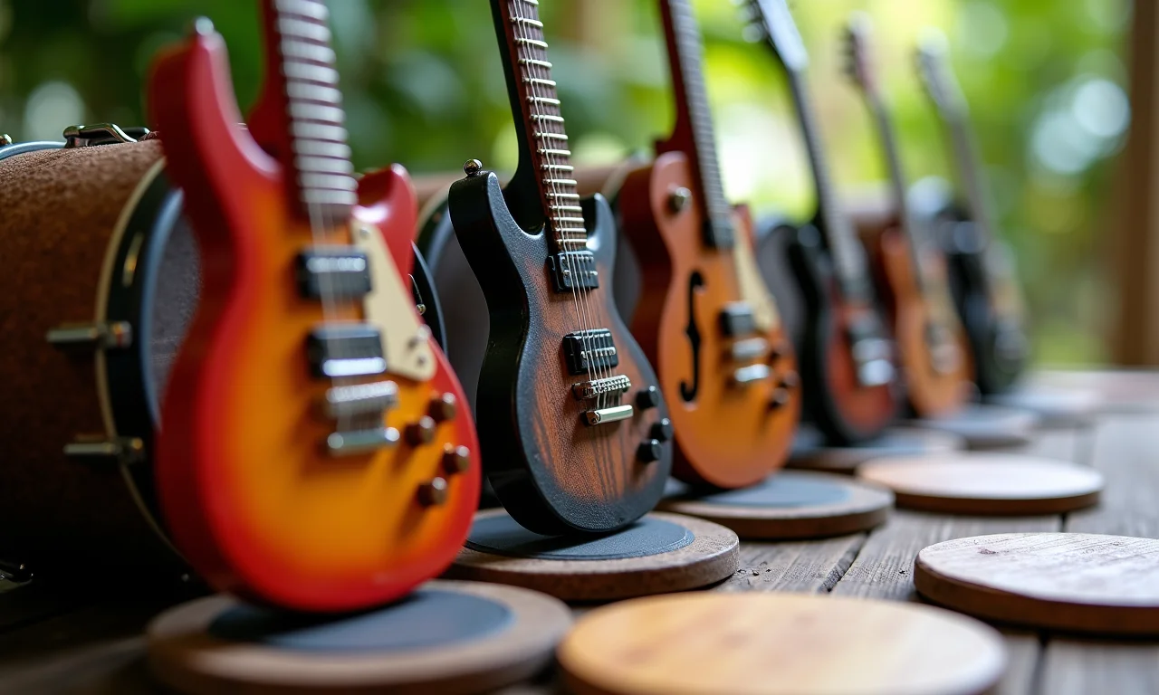 Lembrancinhas criativas para um casamento rock'n'roll.