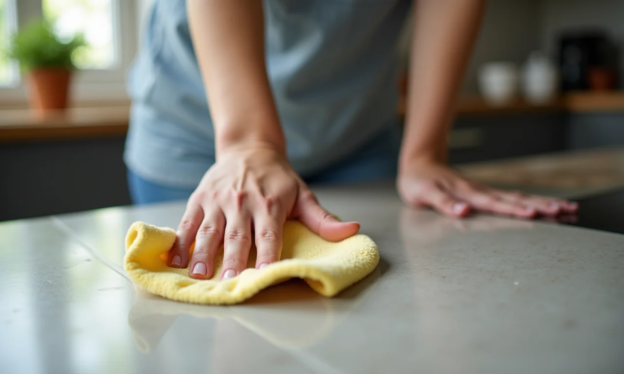 Limpeza de jogo americano.