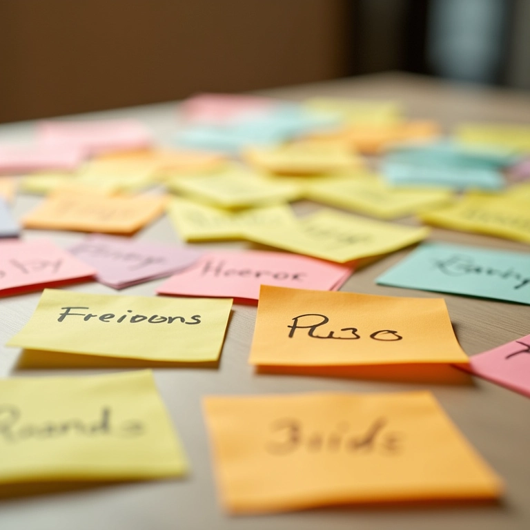 Lista de convidados categorizada por grupos.